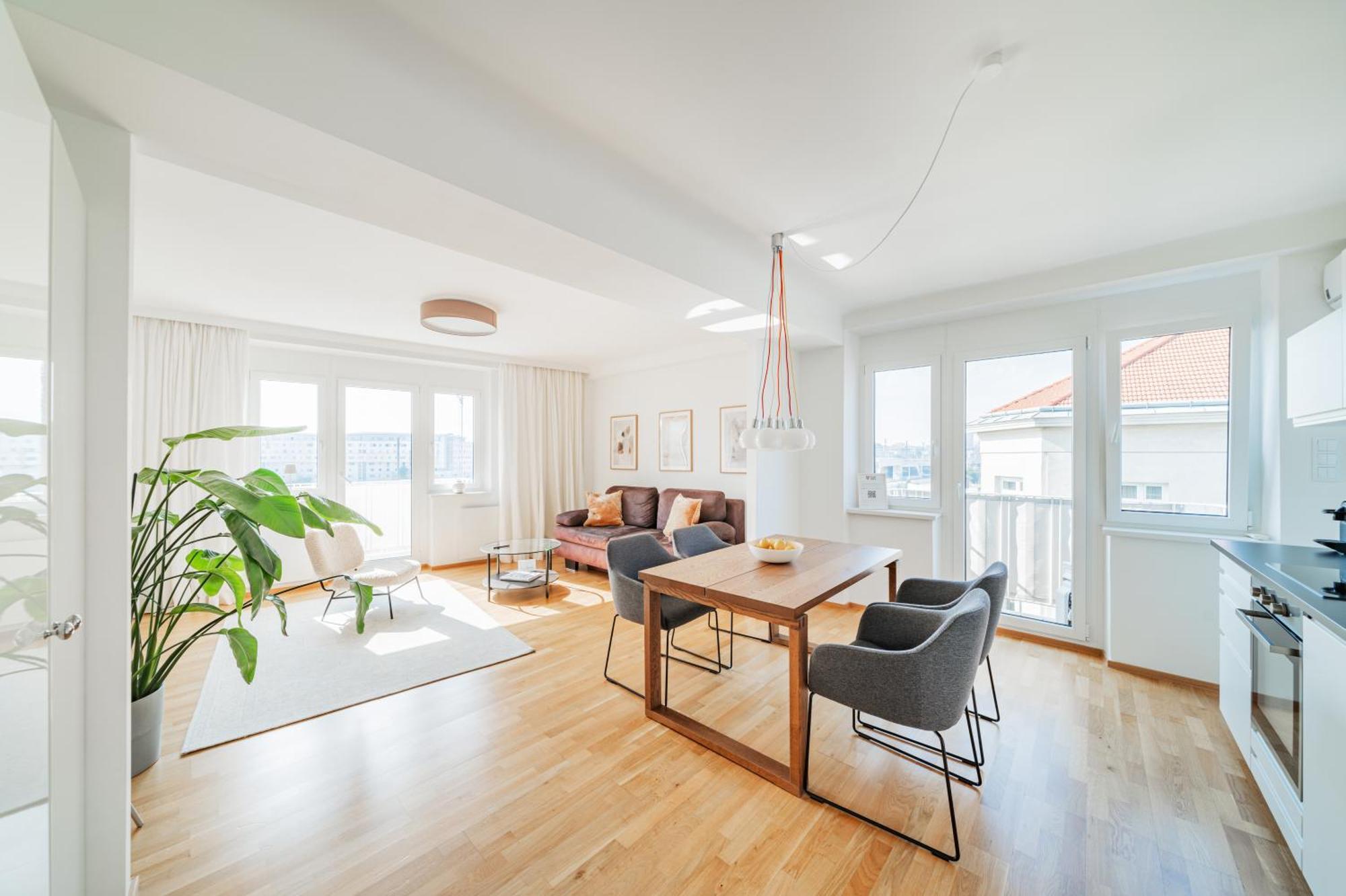 Central 60M2 Suite 10 Min Walk From Main Station Bécs Kültér fotó